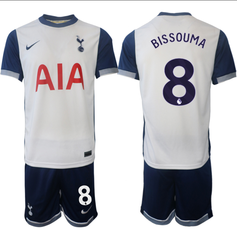 Men 2024-2025 Club Tottenham home White #8 Soccer Jersey->indianapolis colts->NFL Jersey